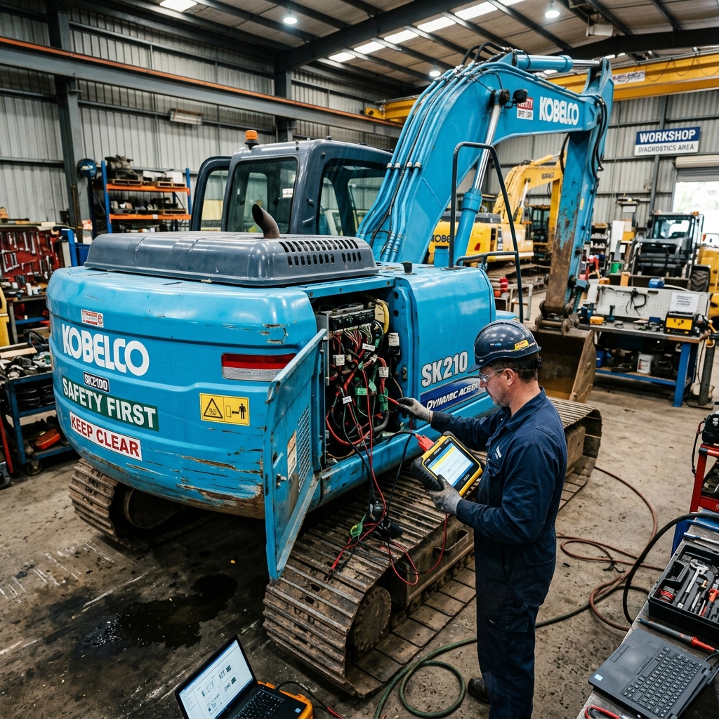 Kobelco SK200-8 Electrical ECU Repair